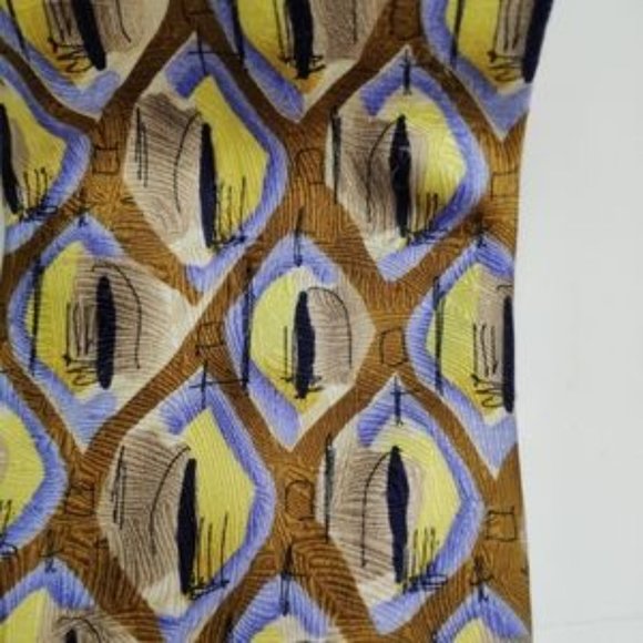 Facets Men's Tie 100% Silk - Picture 3 of 8